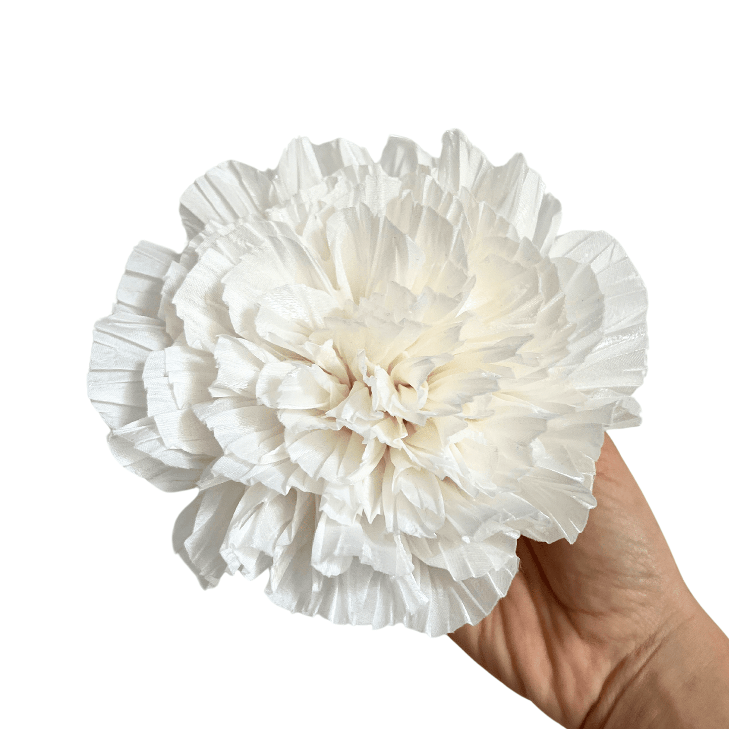 AIRI Floral-appliqué satin brooch