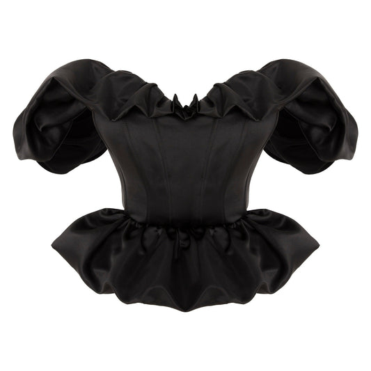 "AIRI" corset in black