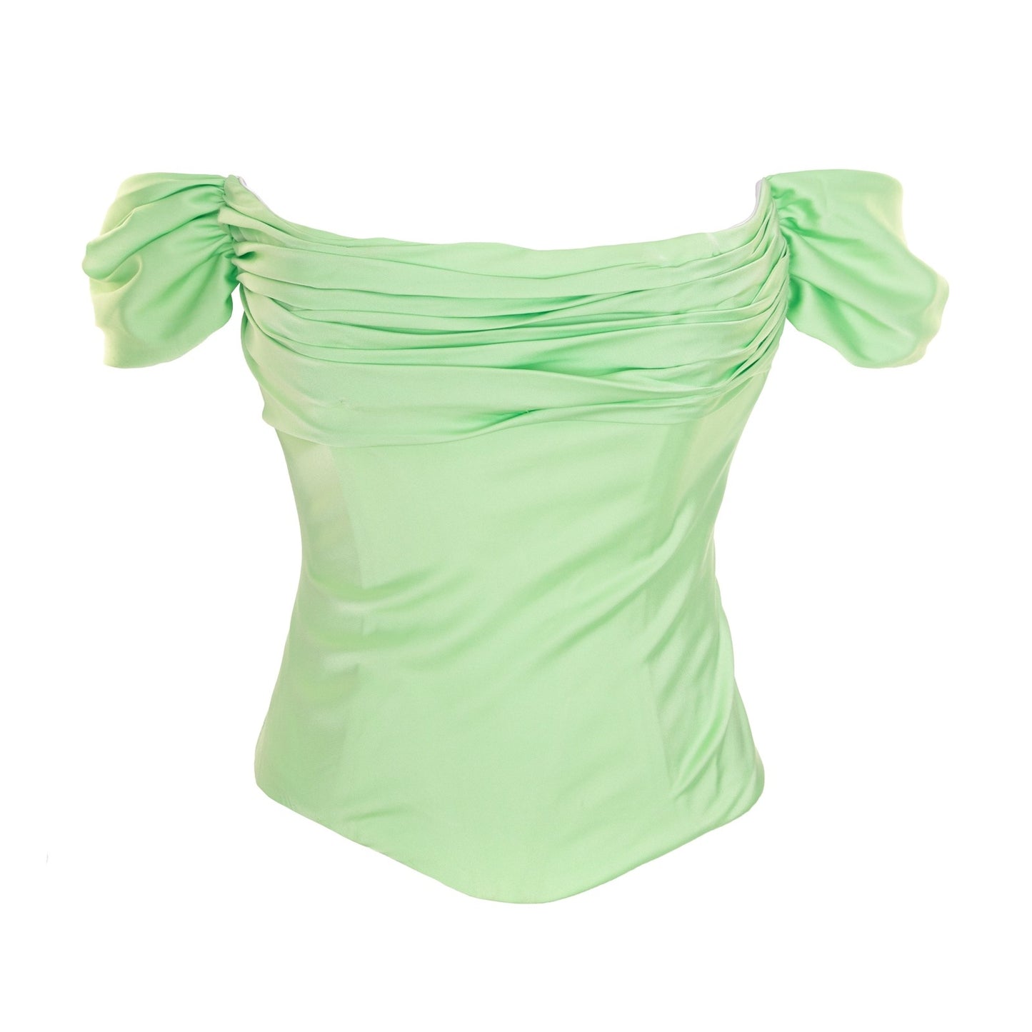 Deea green corset top